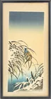  Preview image for Narazaki Eisho Kingfisher on Snowy Reeds 
