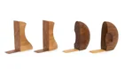  Preview image for Peter Bloch Carved Wood Bookends, 2 