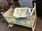  Preview image for Lot# 460 - Toy Cradle and Baby Carrier 