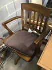  Preview image for Lot# 476 - Wooden Desk Chair 