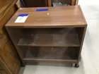  Preview image for Lot# 472 - Wooden Shelf on Wheels 