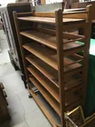  Preview image for Lot# 487 - Vintage Wooden Rack on Wheels 