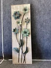  Preview image for Lot# 608 - Metal Floral Wall Art wooden  