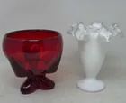  Preview image for Lot# 112 - Ruby Red & White Ruffled Art  
