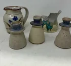  Preview image for Lot# 373 - Studio Pottery Pitcher & Cand 
