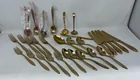  Preview image for Lot# 429 - Gold-Tone Flatware & Serving  