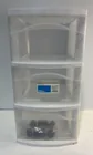 Preview image for Lot# 379 - 3-Drawer Plastic Storage Unit 