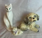  Preview image for Lot# 502 - Ceramic 3-8 Cats & Dog 