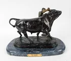  Preview image for Lot# 4 - Art I Bonheur Man Taming A Bull 