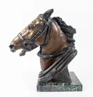  Preview image for Lot# 128 - Art H M Shrady Horse Head Bus 