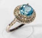  Preview image for Lot# 175 - Jewelry Sterling Silver Topaz 