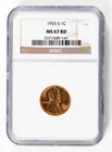  Preview image for Lot# 48 - Coin 1955-S Lincoln Cent NGC M 
