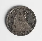  Preview image for Lot# 346 - Coin 1854 W/ Arrows Seated Ha 