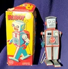  Preview image for LINEMAR WIND UP TOY ROBOT AND BOX 