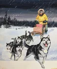  Preview image for Iditarod Race, Illustration Painting 
