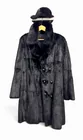  Preview image for Vintage 3/4-Length Black Mink W/ Hat 