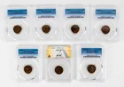  Preview image for Lot# 378 - Coin (7) Lincoln Cents 1913-1 