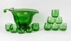  Preview image for Lot# 87 - Vintage Emerald Green Punch Bo 