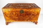  Preview image for Lot# 83 - Vintage Chinese Carved Trunk 