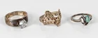  Preview image for Lot# 100 - Jewelry 3 Sterling Silver Rin 