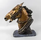  Preview image for Lot# 152 - Art H M Shrady Horse Head Bus 