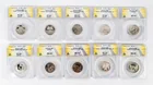  Preview image for Lot# 209 - Coin (10) Quarters ANACS Grad 
