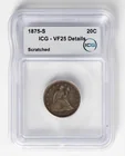  Preview image for Lot# 219 - Coin 1875-S Seated Liberty Qu 