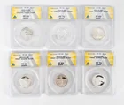  Preview image for Lot# 267 - Coin (6) Silver Quarters ANAC 