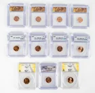  Preview image for Lot# 276 - Coin (11) Lincoln Cents Grade 