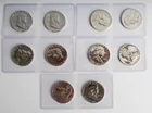  Preview image for Lot# 299 - Coin (10) Franklin Half Dolla 