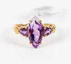  Preview image for Lot# 5 - Jewelry 10kt Yellow Gold Amethy 