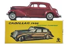  Preview image for SSS 1935 Maroon Cadillac Tin Car Boxed 