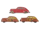  Preview image for 3 Chein Tin Windup Cars & Promo Bank 