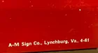  Preview image for A-M Sign Co., Lynchburg, Va., 4-61 