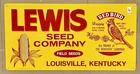  Preview image for LEWIS SEED COMPANY Tin Sign 