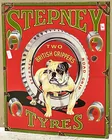  Preview image for 1920s STEPNEY TYRES Enamel Sign 