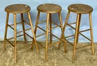  Preview image for Set of 3 Primitive Bar Stools 