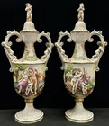  Preview image for Pair CAPODIMONTE Lidded Urnsi 