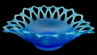  Preview image for Blue-Iridescent Laced Bowl 