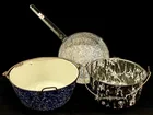  Preview image for Vintage Enamel Splatterware Pieces 