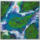  Preview image for Abstract Acrylic Fluid Pour Art Painting 