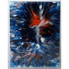  Preview image for Abstract Acrylic Fluid Pour Art Painting 