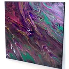 Preview image for Abstract Acrylic Fluid Pour Art Painting 
