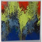  Preview image for Abstract Acrylic Fluid Pour Art Painting 