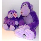  Preview image for 2 Plush Animals PURPLE ORANGUTANS 