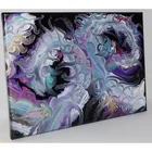  Preview image for Abstract Acrylic Fluid Pour Art Painting 