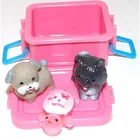  Preview image for Miniatures Pink Plastic TOTE BOX with 2 