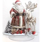 Preview image for 2D Flat Vinyl SANTA CLAUSE & REINDEER 