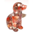  Preview image for Resin Crystal Animal Sculpture ONYX DOG 