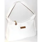  Preview image for Faux Leather WHITE PEBBLE PURSE 